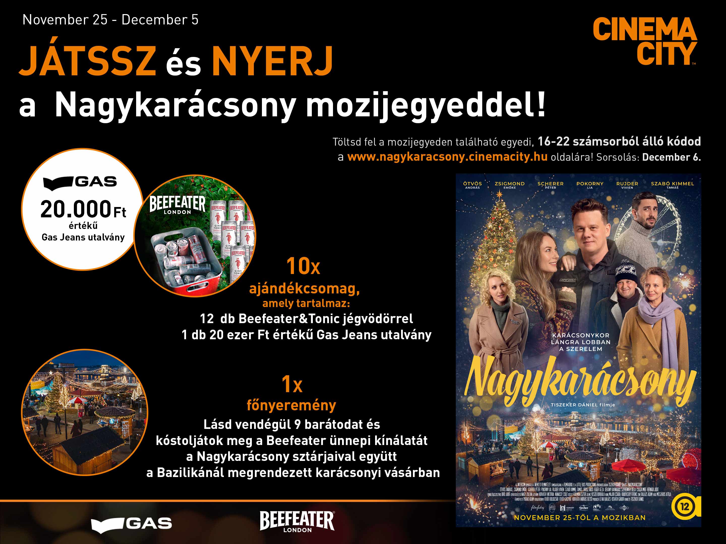 November 25-től a Cinema City mozikban!